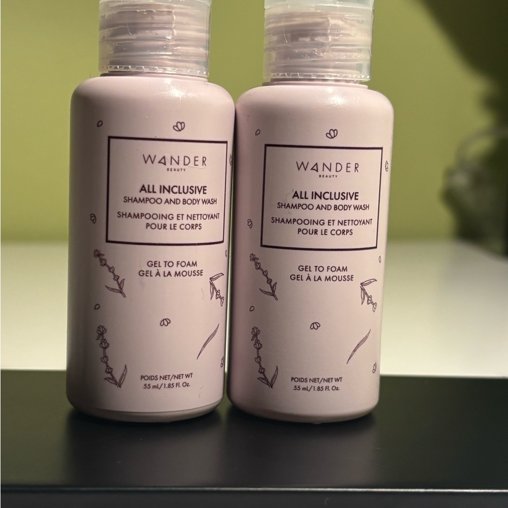 Wander Beauty All Inclusive Shampoo and Body Wash - Travel Size